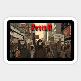 Resist - Design 1 Sticker